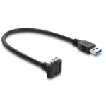 DeLOCK 80661 USB cable 0.3 m USB A Micro-USB B 5 Gbit/s Black