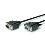 VALUE 11.99.6210 serial cable Black 1 m DB-9