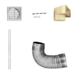 electriQ External Ducting Kit for eiQ80INDD & eiQ80INDDF