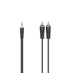 Hama 00205109 audio cable 0.75 m 3.5mm 2 x RCA Black