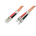 Digitus Fiber Optic Multimode Patch Cord, LC / ST