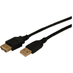 Comprehensive 0.9m USB 2.0 m/f USB cable 35.4" (0.9 m) USB A Black