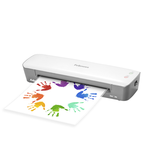 Image of Fellowes 4560401 laminator Hot laminator Grey, White