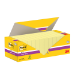 Post-It Super Sticky Notes Value Pack 76 mm x 76 mm 12 pads + 12 FREE Canary Yellow  (Pack 24) - 7100290162