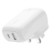Belkin WCB009MYWH mobile device charger Universal White AC Fast charging Indoor