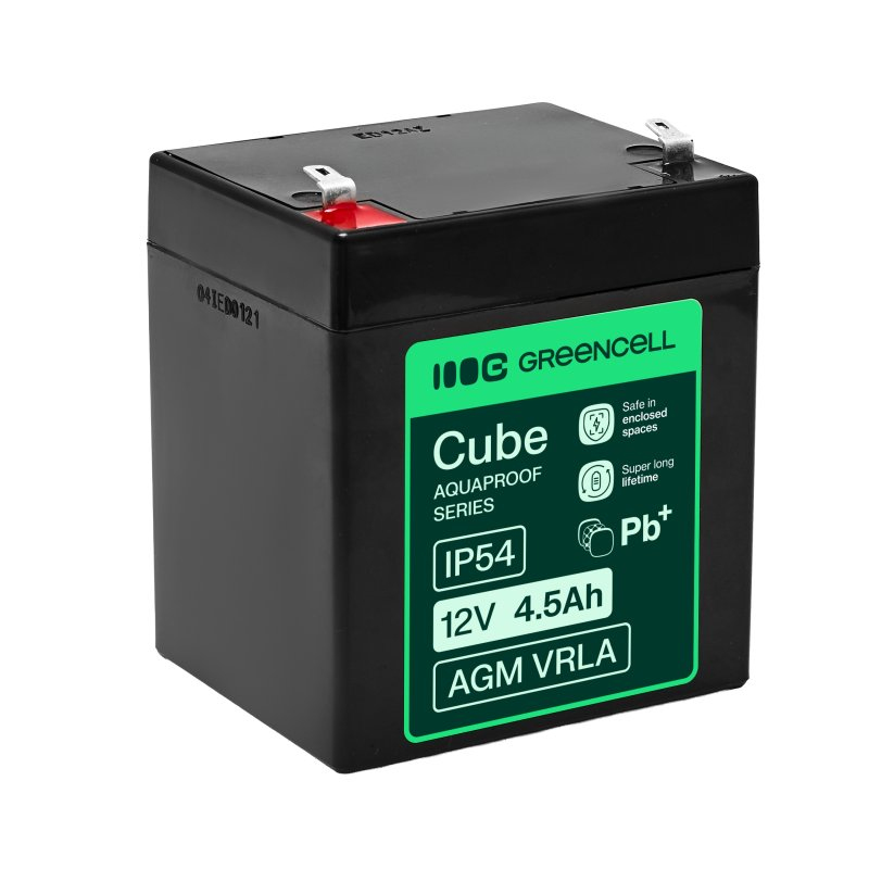 EU Product - AGM VRLA 12V 4.5Ah maintenance-free battery (90x70x106mm)