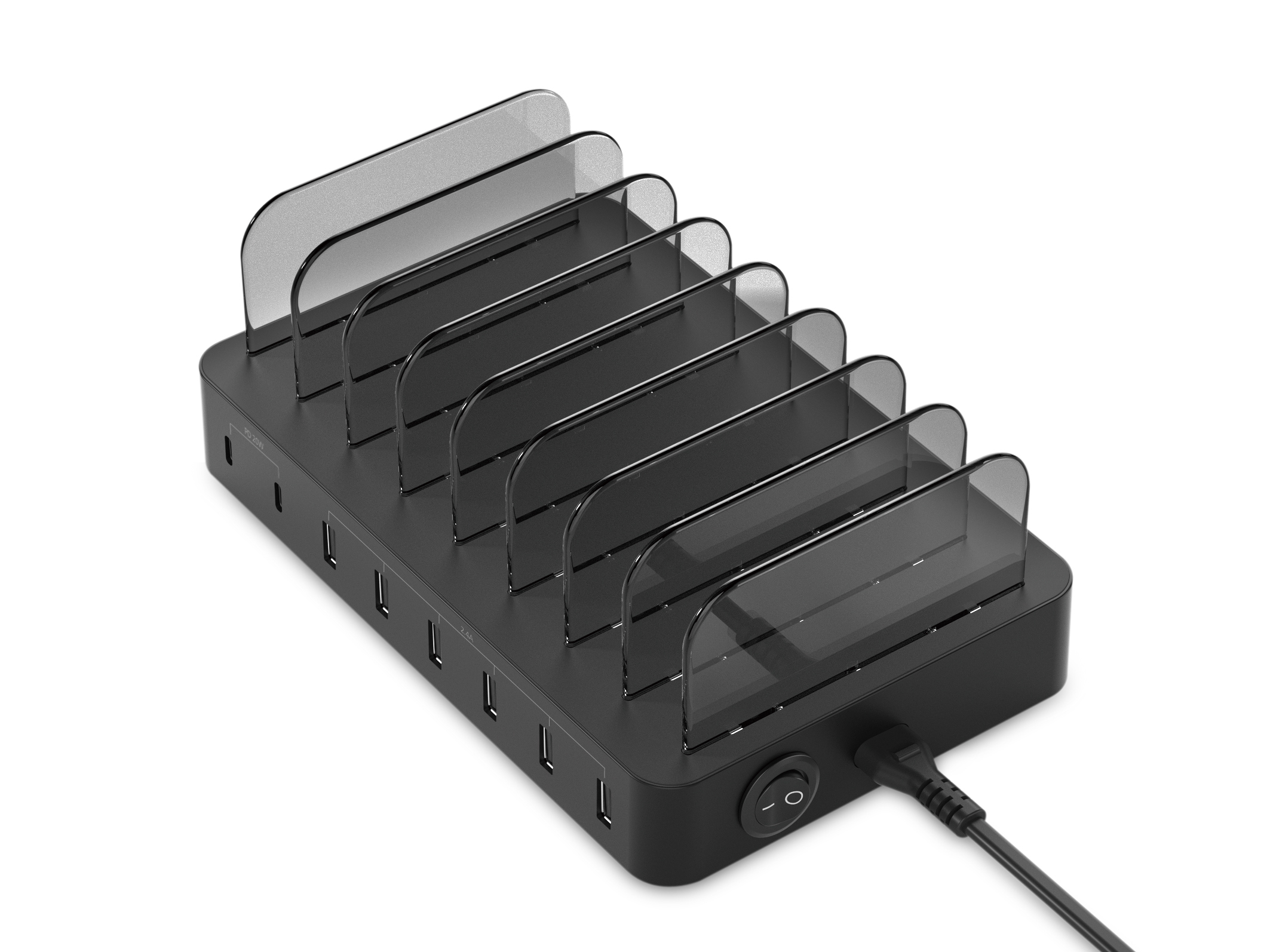 Image of Conceptronic OZUL 8-Port 75W USB PD Charging Station