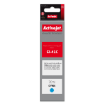 Activejet AC-G41C Ink bottle for Canon printers, Replacement for Canon GI-41C 4543C001; Supreme; 70 ml; cyan