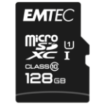 Emtec 128GB UHS-I U1 EliteGold MicroSD Memory Card inc Adapter