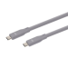 Monoprice 47205 USB cable USB4 Gen 2x2 70.9" (1.8 m) USB C Gray