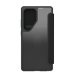 OtterBox React Series Folio for Galaxy S25 Ultra, Black Crystal (Clear/Black)