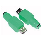 Microconnect USB A/PS/2 M-F PS/2 Green