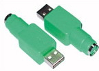 Microconnect USB A/PS/2 M-F PS/2 Green