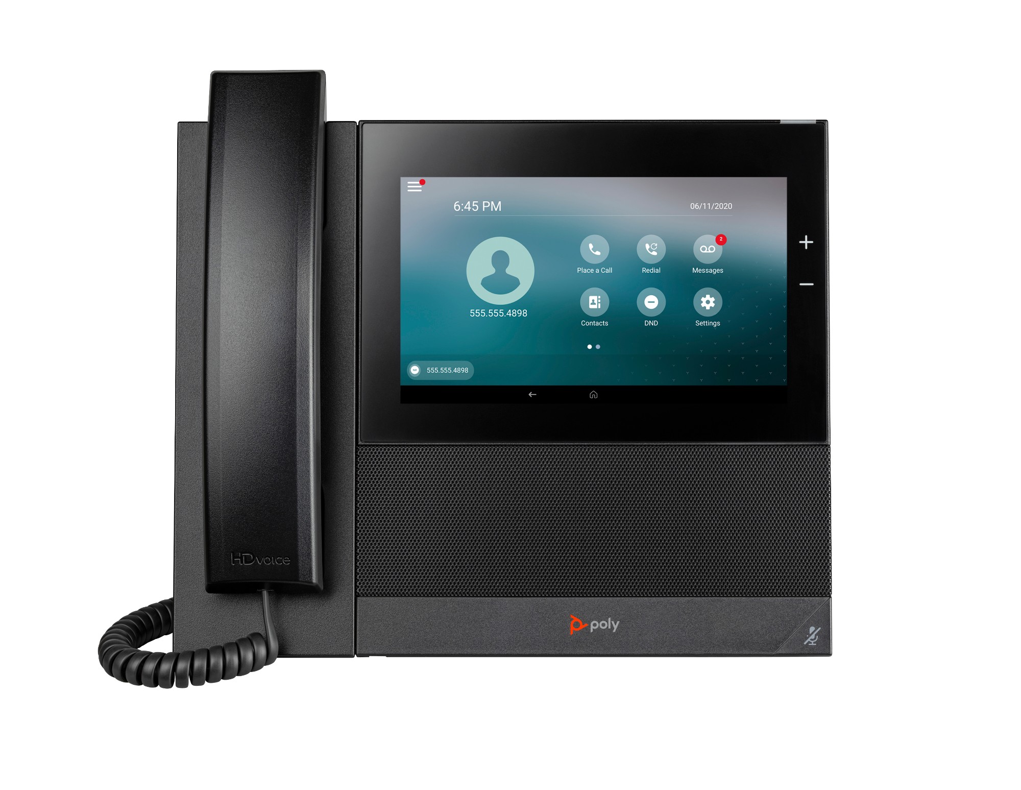 Poly CCX 600 Business Media Phone with Open SIP and PoE-enabled