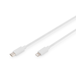 Digitus DB-600109-010-W Lightning-kabel 1 m Wit