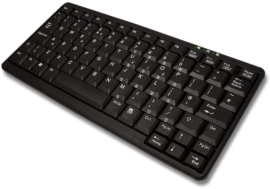 Accuratus An Accuratus product. The KYB500-K82A is a high quality small footprint mini USB and PS/2 keyboard-