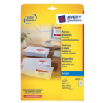 Avery J4792-25 printer label White