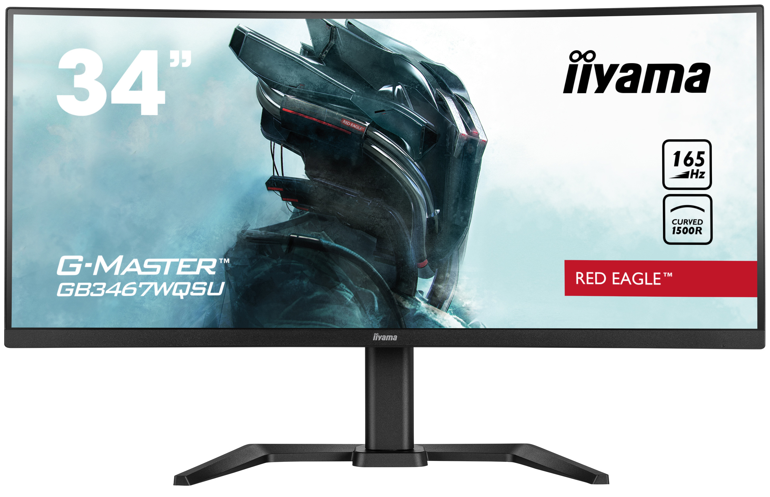 Image of iiyama G-MASTER GB3467WQSU-B5 computer monitor 86.4 cm (34") 3440...
