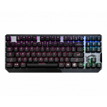 MSI VIGOR GK50 LOW PROFILE TKL Mechanical Gaming Keyboard 'UK-Layout, KAILH Low-Profile Switches, Multi-Layer RGB LED Backlit, Tactile, Floating Key Design, Center'