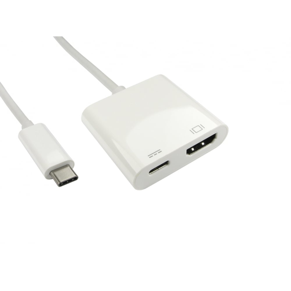 Cables Direct USB3C-HDMICAB-WPD USB graphics adapter 3840 x 2160 pixels White