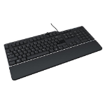 DELL KB-522 keyboard Office USB QWERTY Norwegian Black, Silver