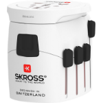 Skross 61260 netstekker adapter Universeel Wit