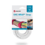 Velc 25x300mm 25PCS ROLL Vel OWS Wh