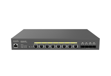 EnGenius ECS5512FP network switch Managed L2+ 10G Ethernet (100/1000/10000) Power over Ethernet (PoE) Black