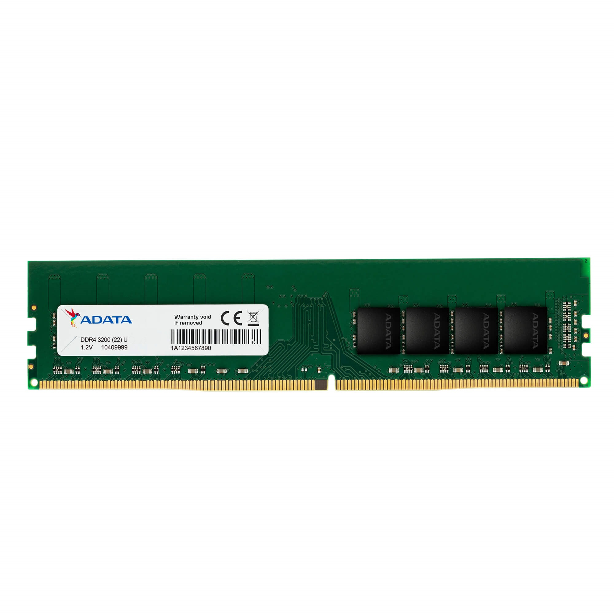 Image of ADATA AD4U32008G22-SGN memory module 8 GB 1 x 8 GB DDR4 3200 MHz