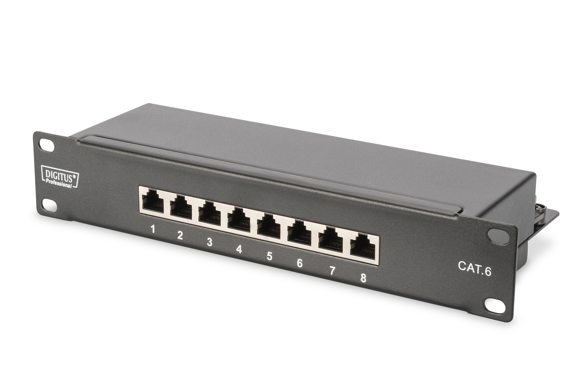 Digitus CAT 6, Class E Patch Panel, shielded, black