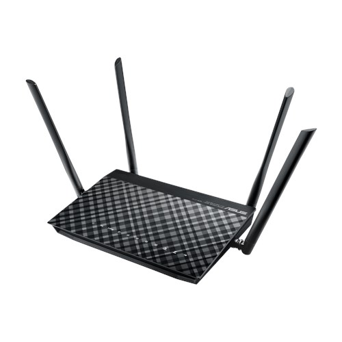 ASUS DSL-AC55U ADSL/VDSL AC1200 Dual-Band Wireless Modem Router, 1x Gigabit WAN, 4x Gigabit LAN, 1x USB,(
