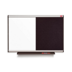 Nobo Prestige Combination Black Noticeboard/Whiteboard 900x600mm