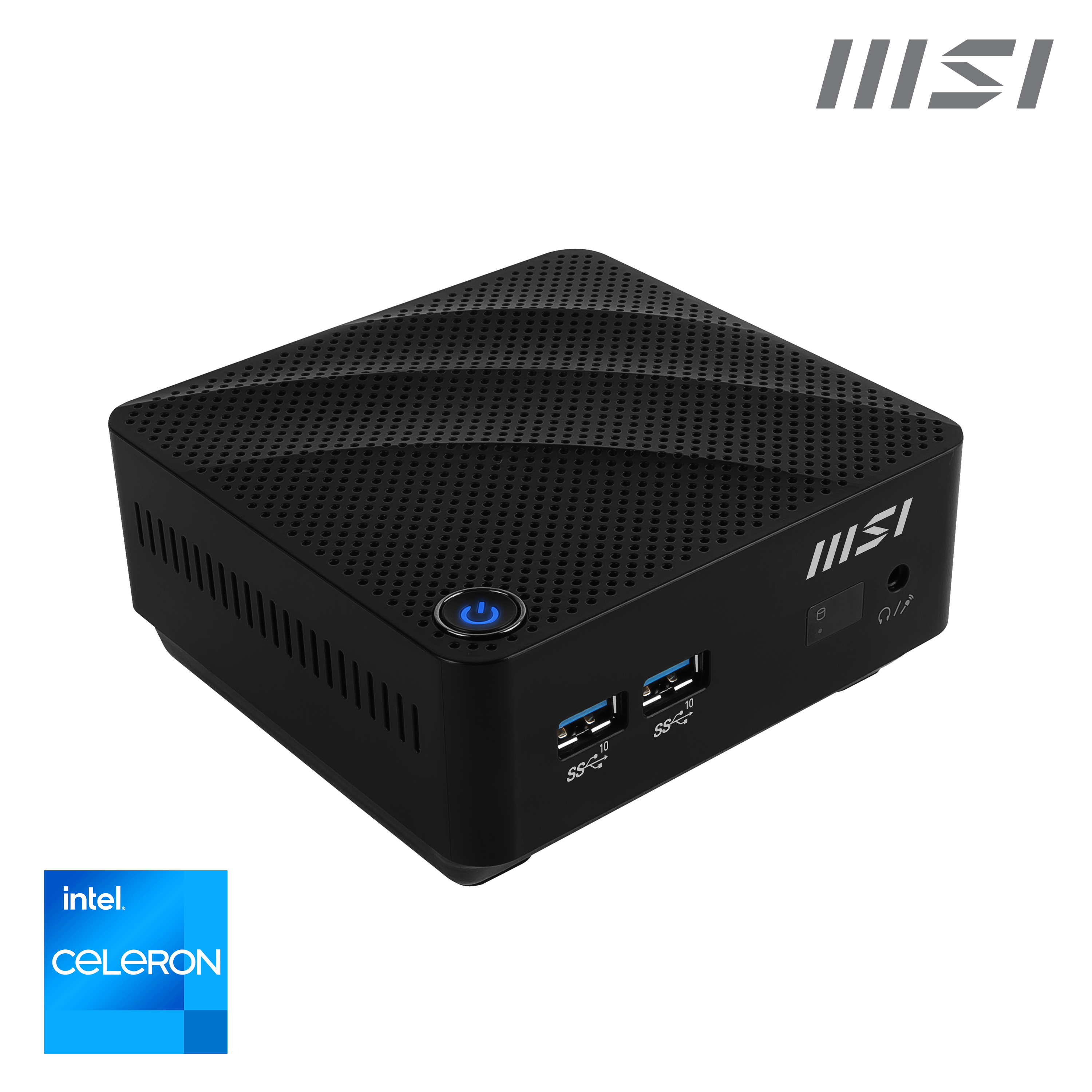 Image of MSI Cubi N JSL Intel Celeron-N4500 Desktop PC, 4GB RAM, 128GB SSD,...