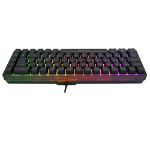 Deltaco Gaming GAM-158-DE toetsenbord Gamen USB QWERTZ Duits Zwart, Transparant