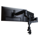 R-Go Tools Monitor arm R-Go Caparo Dual, for two monitors, adjustable with gas spring, 3-9 kg load capacity, 100% circular, black  Chert Nigeria