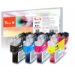 Peach PI500-238 ink cartridge 4 pc(s) Black, Cyan, Magenta, Yellow