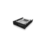 ICY BOX IB-2217StS 8,89 cm (3.5") Opslagschijflade Zwart