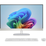 HP Next Gen AI 24-ct2001na Copilot+ PC AMD Ryzen™ AI 5 340 60.5 cm (23.8") 1920 x 1080 pixels All-in-One PC 16 GB DDR5-SDRAM 1 TB SSD Windows 11 Home Wi-Fi 6 (802.11ax) White