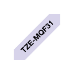 Brother TZE-MQF31 labelprinter-tape Zwart