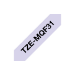 Brother TZE-MQF31 etikett-tejp Svart