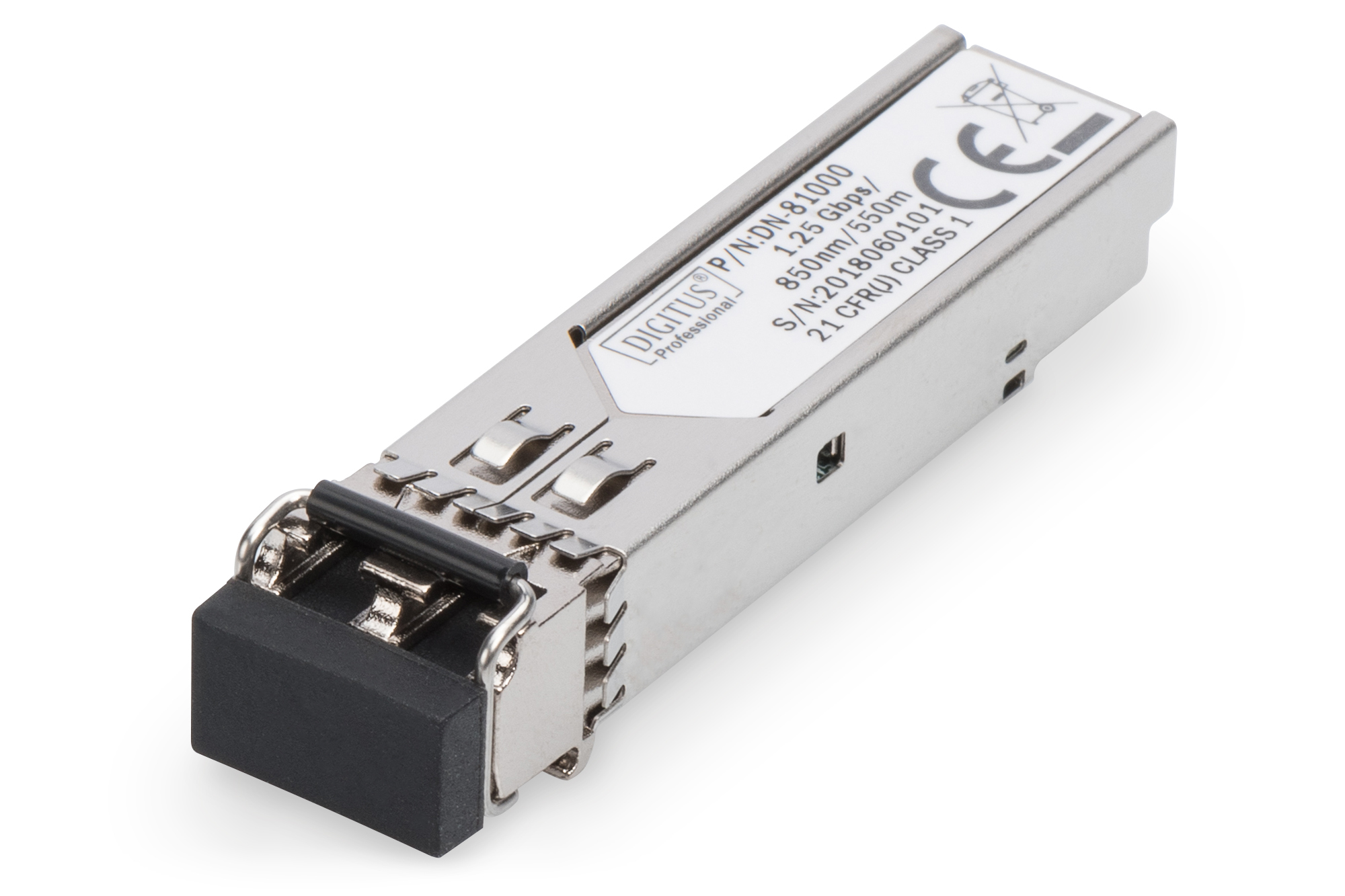 Photos - SFP Transceiver Digitus mini GBIC  Module, 1.25 Gbps, 0.55km DN-81000 (SFP)