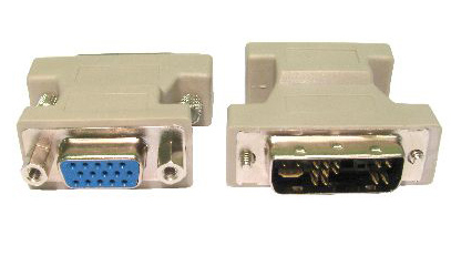 Cables Direct Men's Beige Dvi-A - Svga M/F Vga