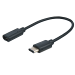 M-Cab 7003616 USB cable 0.15 m USB 2.0 USB C Micro-USB B Black