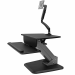 StarTech.com BNDSTSSLIM multimedia cart/stand Black Flat panel Multimedia stand