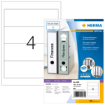 HERMA Ordneretiketten wit 192x61 A4 400 st.