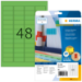 HERMA Coloured Labels A4 45.7x21.2 mm green paper matt 960 pcs.