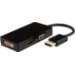 Axiom 3N1DP2HVDK-AX video cable adapter DisplayPort HDMI + VGA (D-Sub) Black