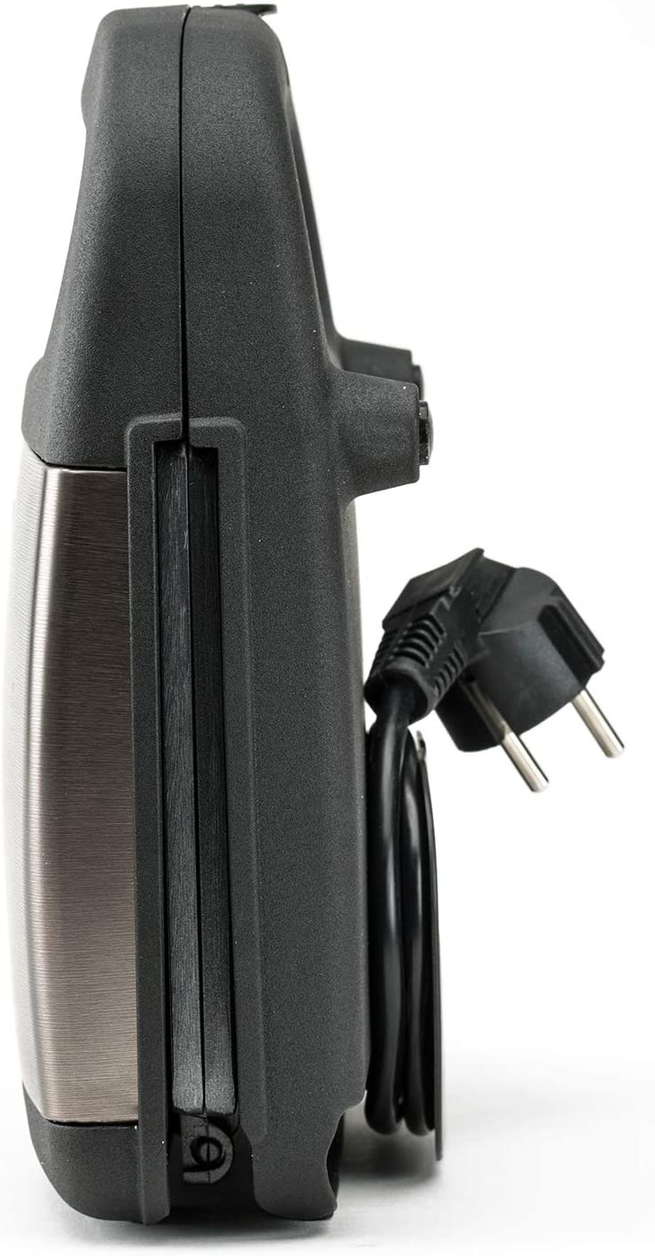 Black & Decker BXSA750E smörgåsgrill 750 W Svart, Rostfritt stål