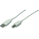 LogiLink 1.8m USB 2.0 USB cable USB A USB B 0.48 Gbit/s Grey