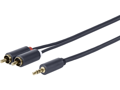 Image of Vivolink PROMJRCA2 audio cable 2 m 3.5mm 2 x RCA Black